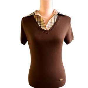 Vintage EXTYN Italia Brown Shortsleeved Sweater
